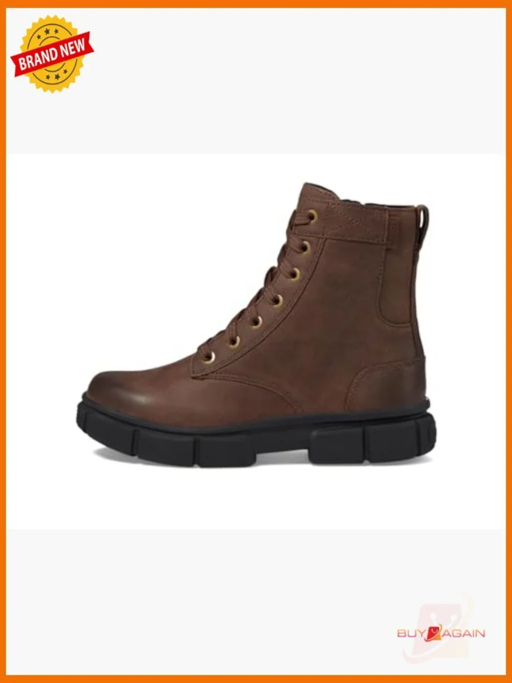 Lace Up Winter Snow Boots Water Resistant Leather Ankle Boots